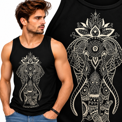 TANK TOP ZWIERZĘTA  SŁOŃ 5